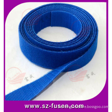 Blue Color All-Purpose Utility Double Sided Velcro Hook Loop Fastener